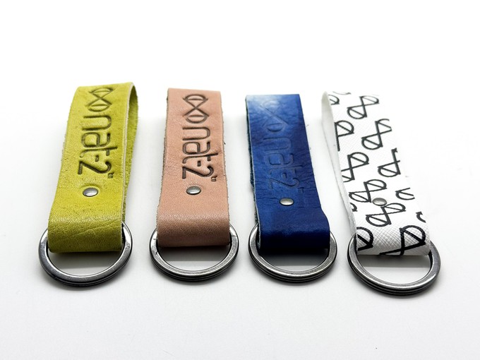 nat-2™ Leather Keychain matcha from COILEX