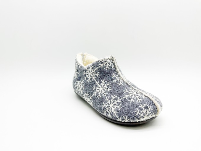 thies 1856 ® Kids PET Snow Slipper Boot vegan light grey (K) from COILEX