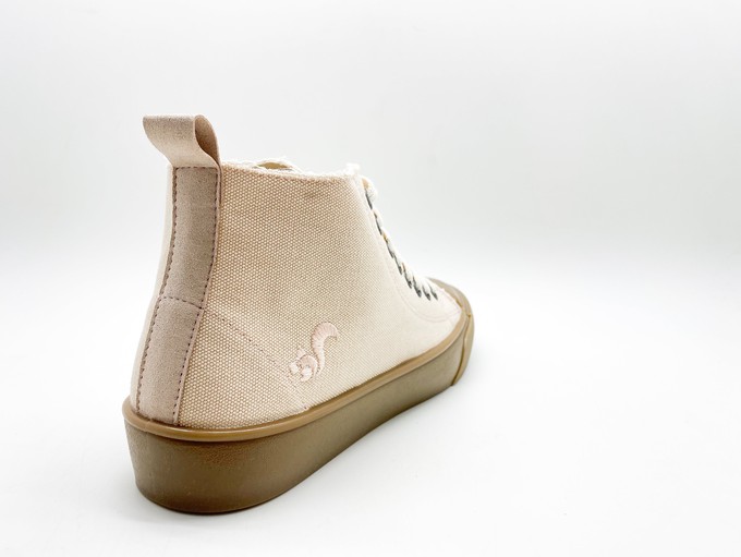 thies ® Organic Cotton Hi Sneaker vegan light peach from COILEX