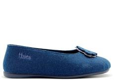 thies 1856 ® Recycled PET Ballerina vegan navy via COILEX