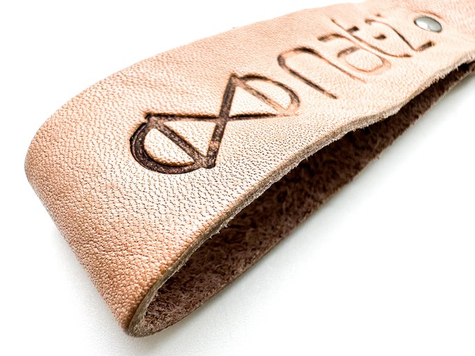 nat-2™ Leather Keychain red wine from COILEX