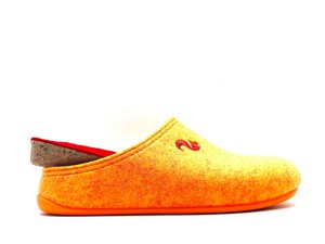 thies 1856 ® Recycled PET Slipper vegan orange (W/M) from COILEX