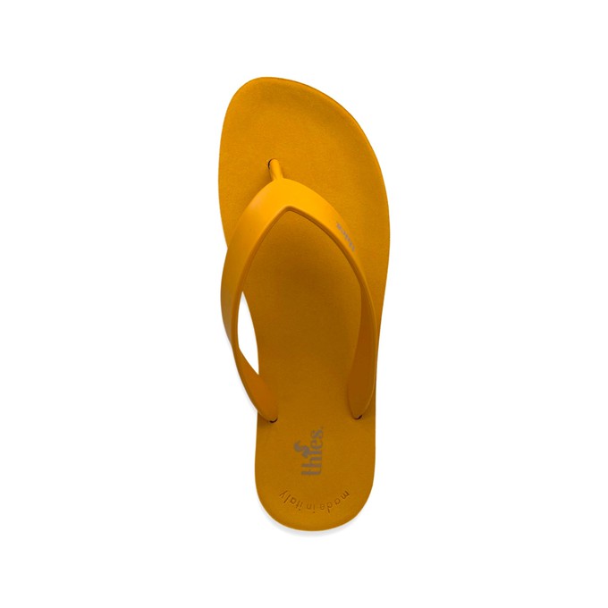 thies 1856 ® Eco Beach Thong vegan orange yellow (W/X) from COILEX