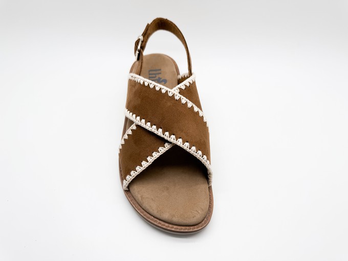 thies 1856 ® Rec Soft Woven Sandal tobacco (W/X) from COILEX