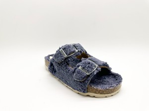 thies 1856 ® Kids Organic Teddy Sandal blue grey (K) from COILEX