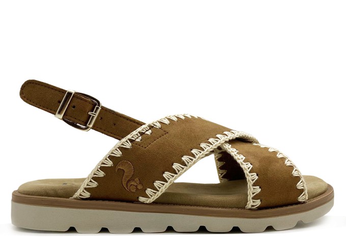 thies 1856 ® Rec Soft Woven Sandal tobacco (W/X) from COILEX