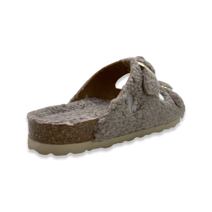 thies 1856 ® Eco Teddy Sandal vegan taupe (W/X) from COILEX