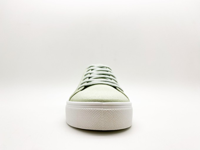 thies ® Natural Dye Plain Sneaker vegan light green (W/X) from COILEX