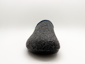thies 1856 ® PET Piping Slipper vegan dark grey navy from COILEX
