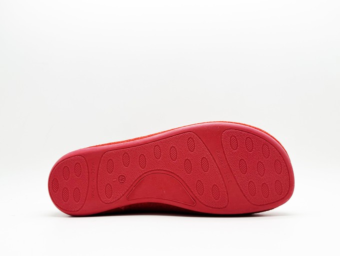 thies 1856 ® Recycled PET Slipper vegan red (M) from COILEX