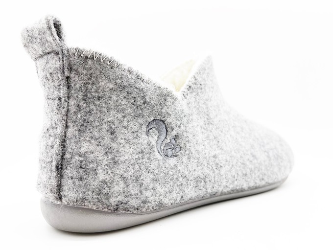 thies 1856 ® Slipper Boots light grey with Eco Wool (W) from COILEX