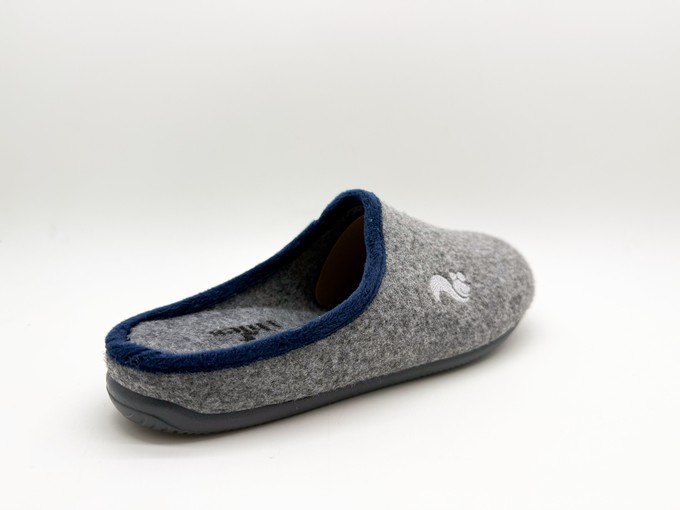 thies 1856 ® PET Piping Slipper vegan grey from COILEX