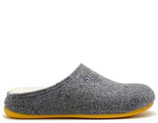 thies 1856 ® Recycled Wool Slippers grey yellow (W) van COILEX