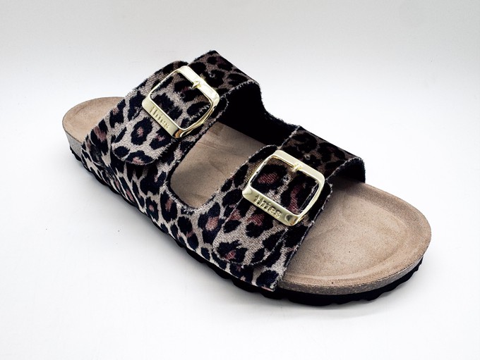 thies 1856 ® Rec Velvet Leo Sandal beige leo from COILEX