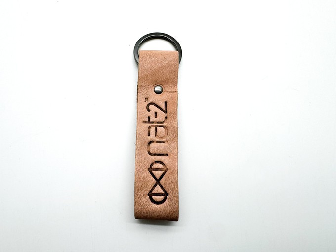 nat-2™ Leather Keychain red wine from COILEX