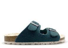 thies 1856 ® Recycled Plush PET Bio Sandal vegan olive (W/X) via COILEX