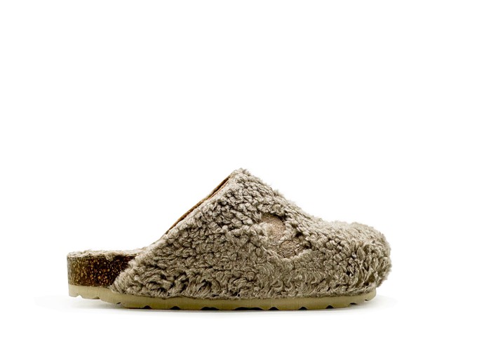 thies 1856 ® Kids Organic Teddy Clog taupe (K) from COILEX