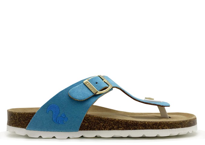 thies 1856 ® Rec Bio Thong Sandal vegan turquoise (W/X) from COILEX