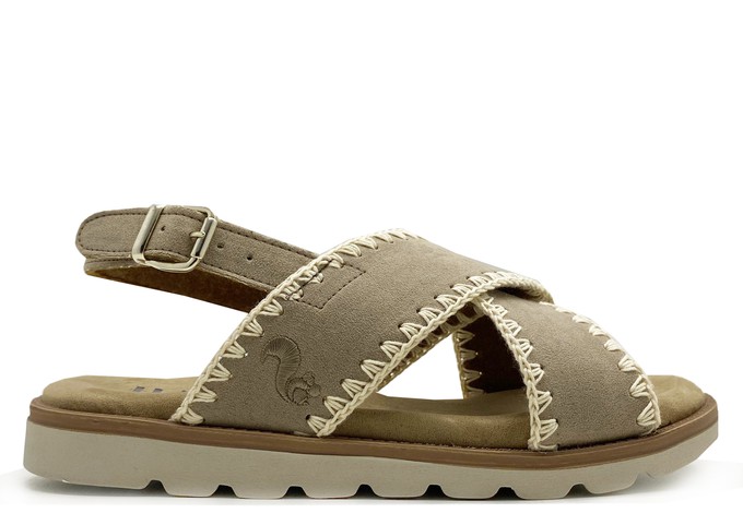 thies 1856 ® Rec Soft Woven Sandal taupe (W/X) from COILEX
