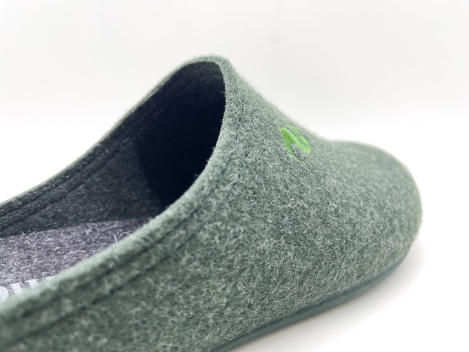 thies 1856 ® Recycled PET Slipper vegan forest green (W/M/X) from COILEX