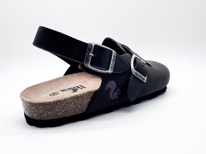 thies 1856 ® Eco Bio Backstrap Clog vegan obsidian grey from COILEX