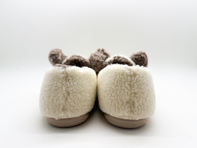thies 1856 ® Organic Rabbit Closed Slipper vegan off white from COILEX