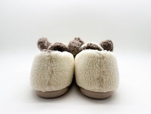 thies 1856 ® Organic Rabbit Closed Slipper vegan off white from COILEX