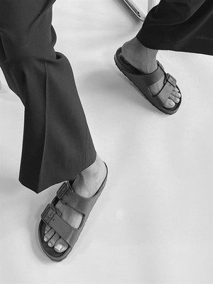 thies 1856 ® Ecofoam Sandal vegan silver from COILEX
