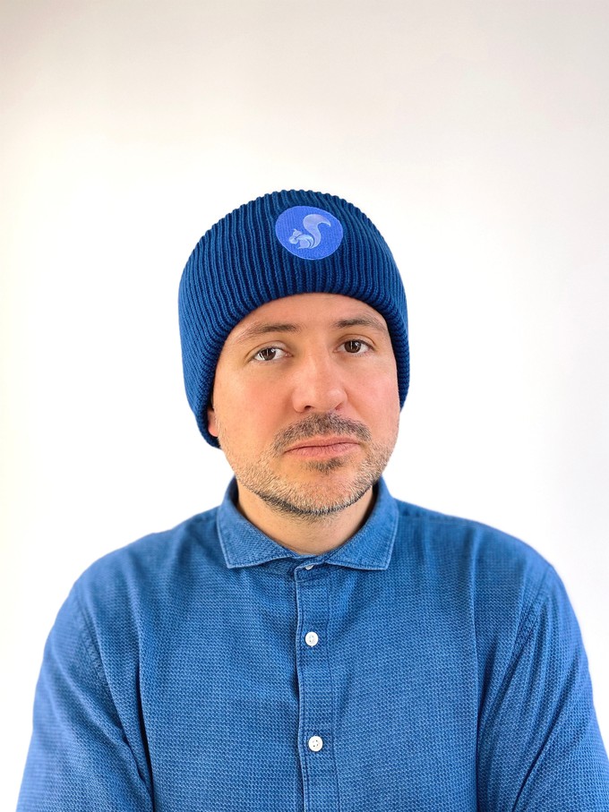 thies vegan Organic Beanie state blue (W/M/X) from COILEX