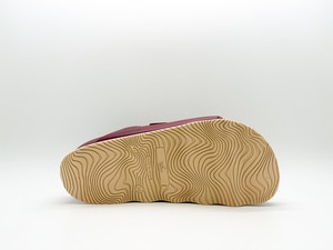 thies 1856 ® Ecofoam Double Sandal vegan bordeaux beige from COILEX