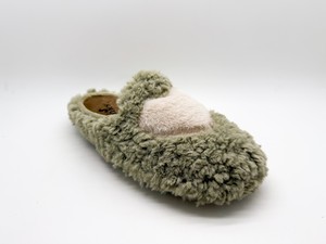 thies 1856 ® Rec Fluffy Heart Slipper vegan emerald from COILEX