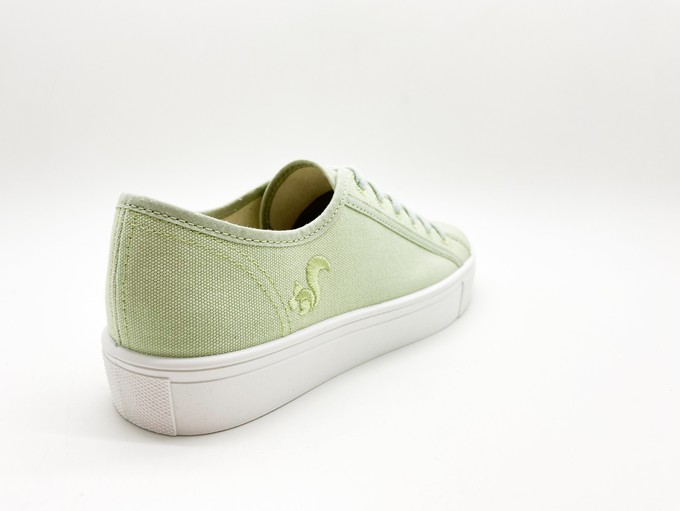 thies ® Natural Dye Plain Sneaker vegan light green (W/X) from COILEX