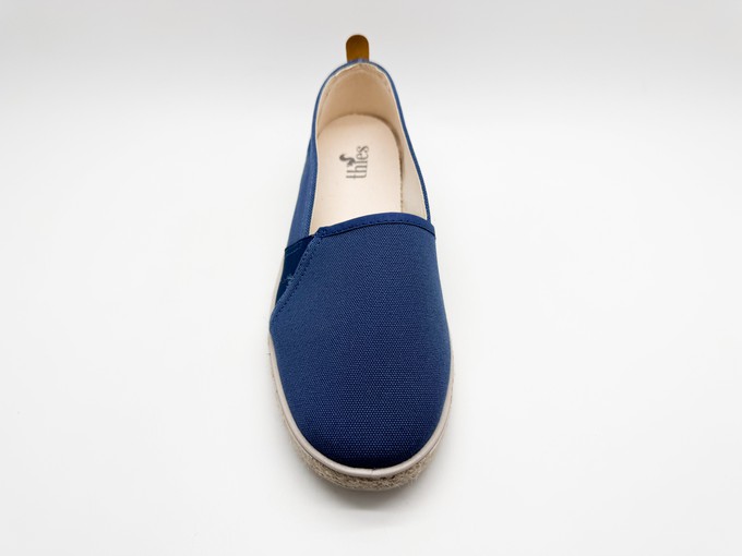 thies ® Organic Cotton Espadrille vegan indigo (W/X) from COILEX