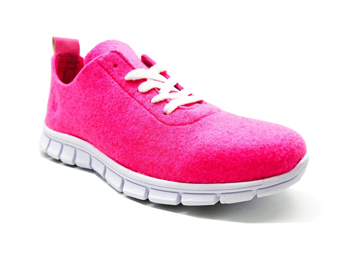 thies ® PET Sneaker neon pink | vegan aus recycelten Flaschen from COILEX