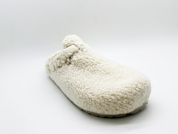 thies 1856 ® Eco Teddy Clog vegan off white (W/X) from COILEX
