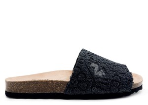 thies 1856 ® Eco Bio Terry Slide vegan charcoal (W/X) from COILEX