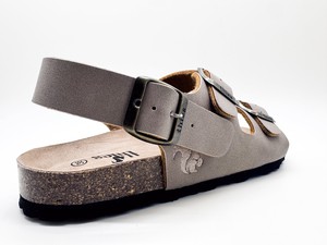 thies 1856 ® Eco Bio Backstrap Sandal vegan elephant grey from COILEX