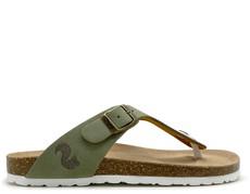 thies 1856 ® Eco Bio Thong Sandal vegan emerald (W/X) van COILEX