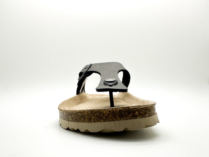 thies 1856 ® Eco Bio Thong Sandal vegan stonehenge (W/M/X) from COILEX
