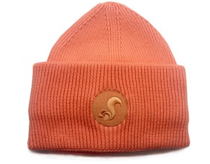 thies vegan Organic Beanie salmon from COILEX