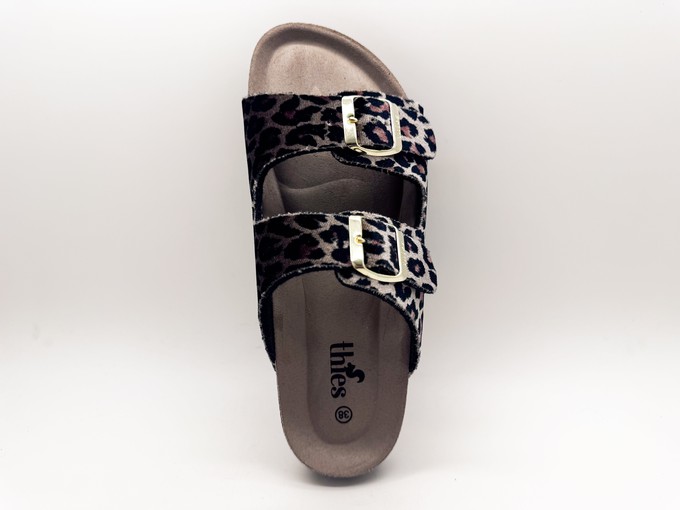 thies 1856 ® Rec Velvet Leo Sandal beige leo from COILEX