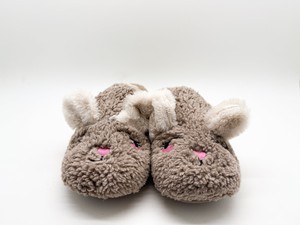 thies 1856 ® Organic Rabbit Slipper vegan taupe from COILEX