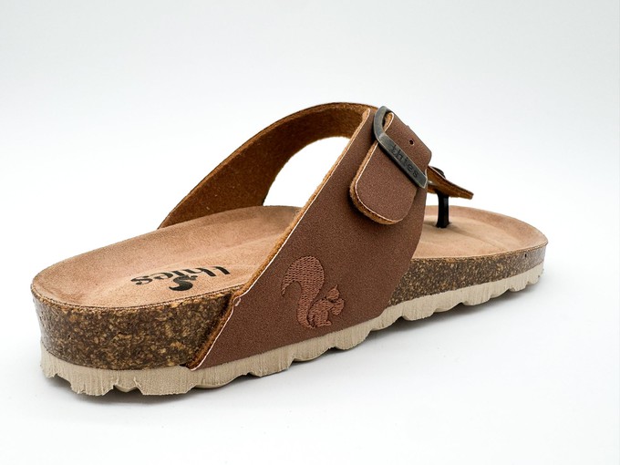 thies 1856 ® Eco Bio Thong Sandal vegan cinnamon from COILEX