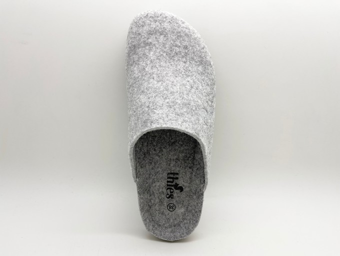 thies 1856 ® Recycled PET Bio Clog stone grey (W/M/X) from COILEX