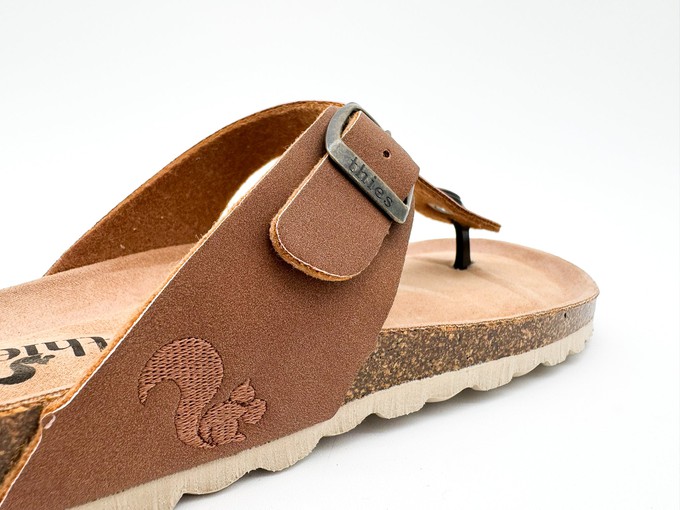 thies 1856 ® Eco Bio Thong Sandal vegan cinnamon from COILEX