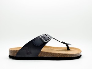 thies 1856 ® Eco Leather Thong Sandal charcoal (W/M/X) from COILEX