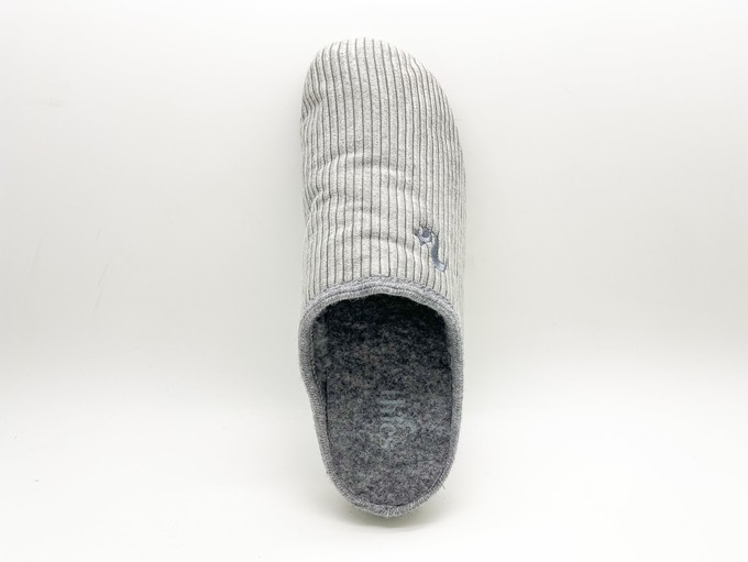 thies 1856 ® Eco Cord Slipper vegan grey (W/M/X) from COILEX