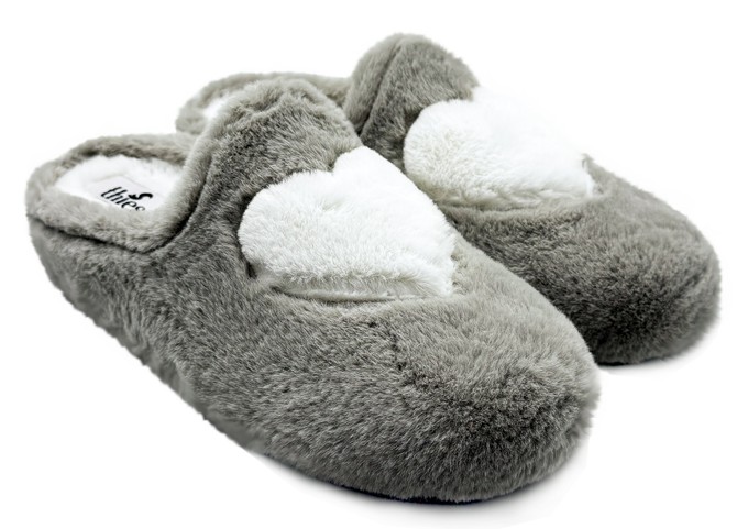 thies 1856 ® Rec Heart Slipper taupe love from COILEX