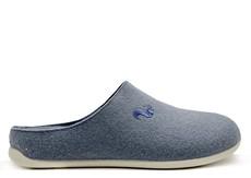 thies 1856 ® Recycled PET Slipper vegan blue fog (W/X) via COILEX