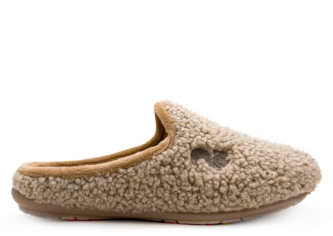 thies 1856 ® Rec Soft Teddy Slipper vegan sand from COILEX